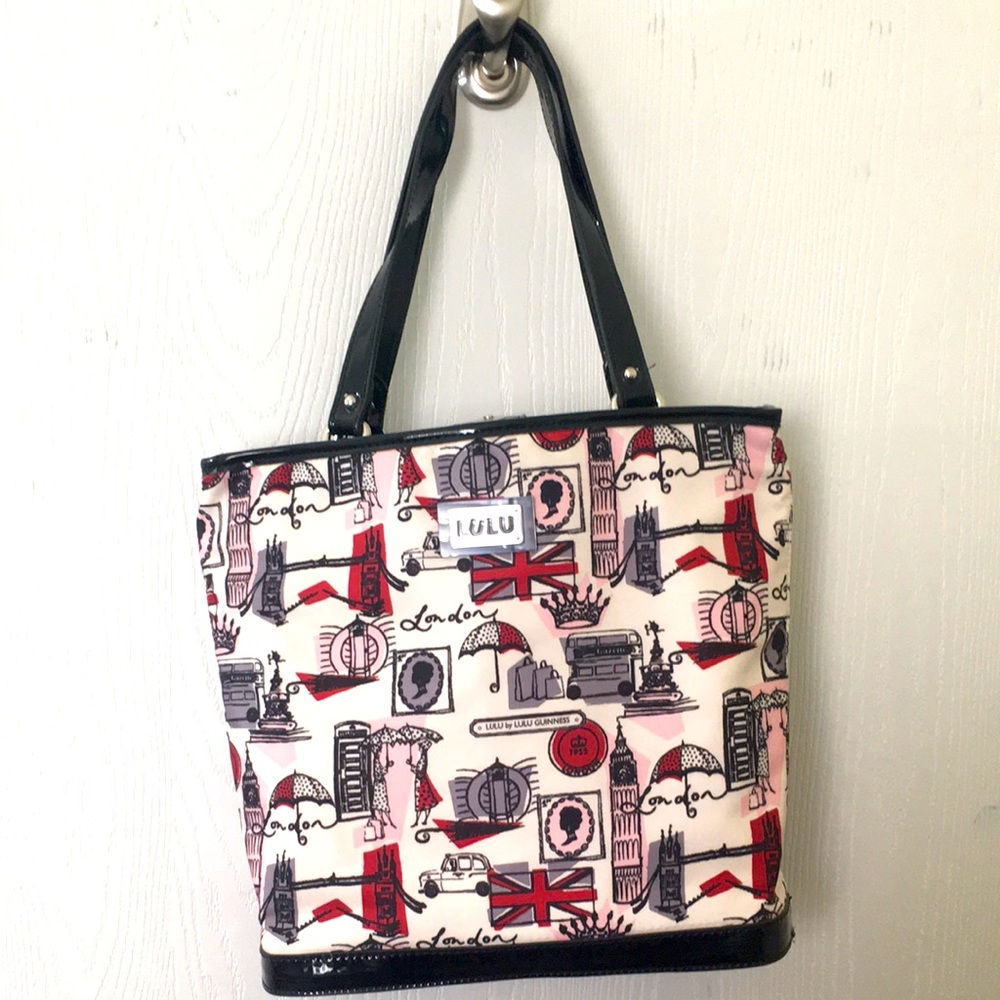LULU Guinness White City London tote
